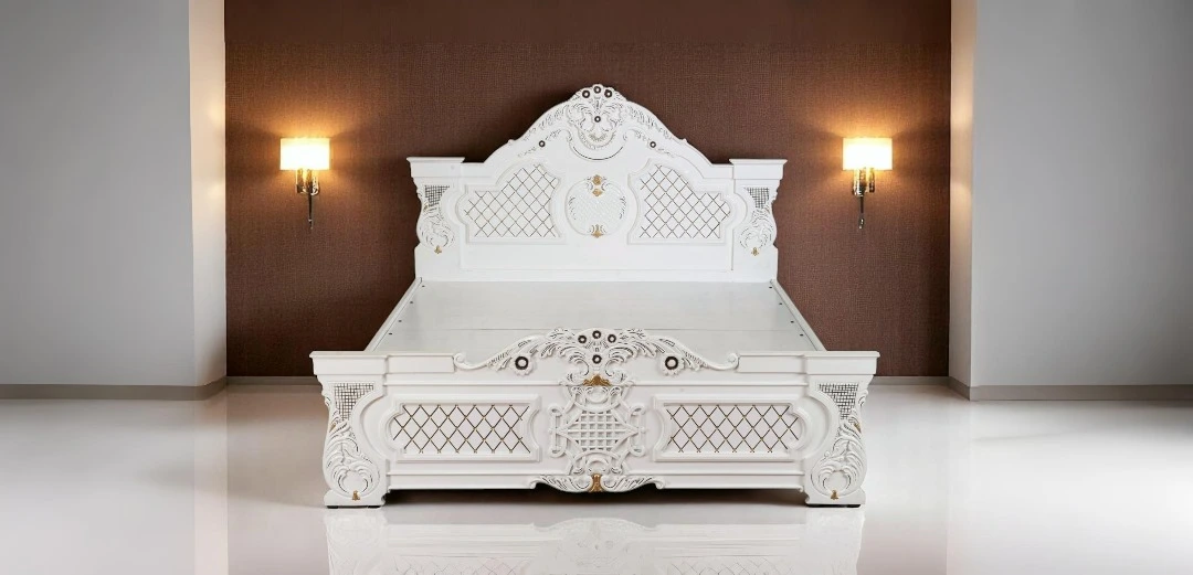 Classic carved bed