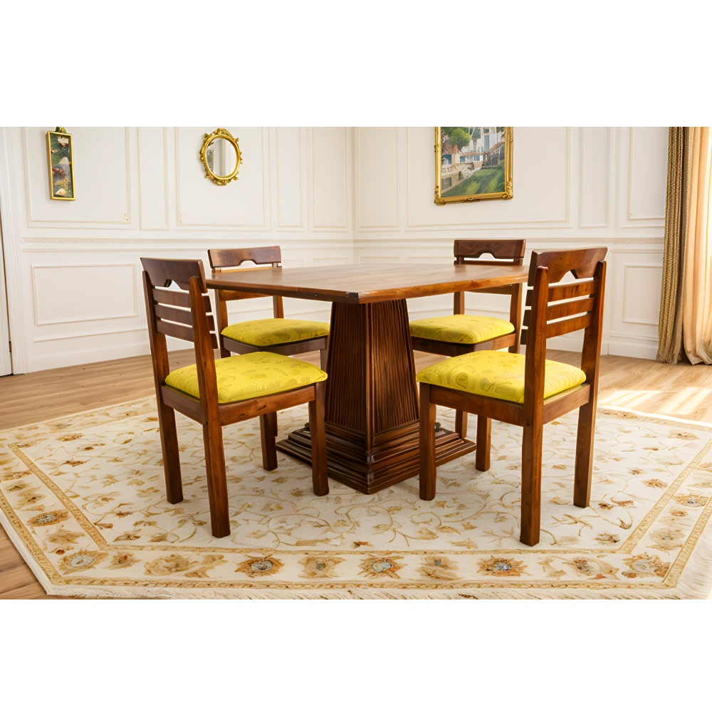 Solid wood dining set