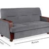 5-seater wooden sofa_Decodesign