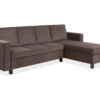 Convertible Sectional Sofa Couch Fabric L-Shaped Couch with Reversible Chaise_1