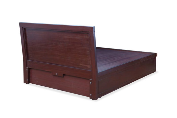 Engineered Wood King Bed With Full Hydraulic Storage_3