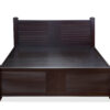 solid wood queen bed_Decodesign
