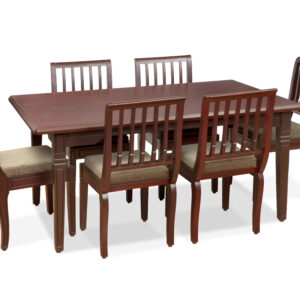 Solid Wood 6 Seater Dining Set