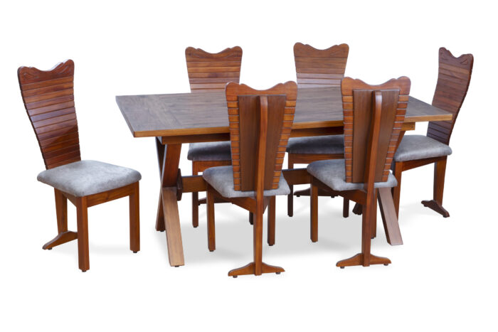 6 seater dining table with chairs_Decodesign