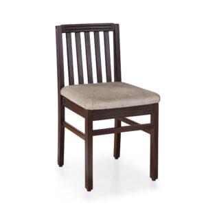 Simple Solid Wood Cross Chair with Cushion