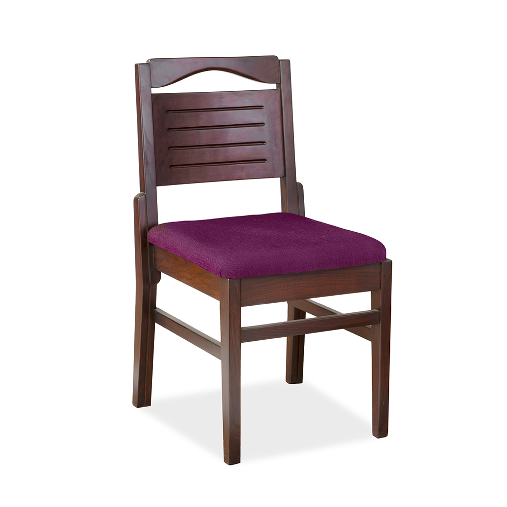 Solid Wood Chair with Cushion