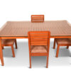 4 seater wooden dining table_Decodesign