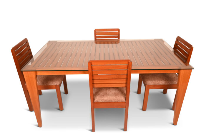 4 seater wooden dining table_Decodesign