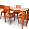 4 seater wooden dining table_Decodesign
