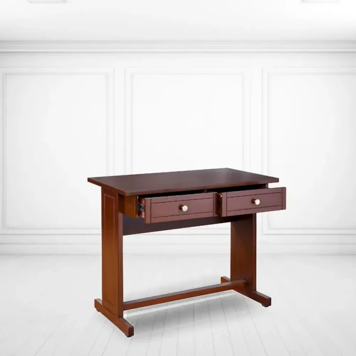 Solid Wood Center Table with Two Drawers