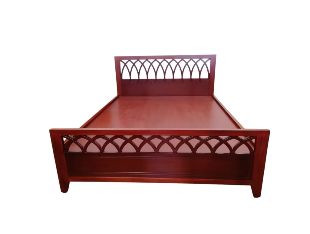 Wooden bed crafted by Deco Design in Bangalore
