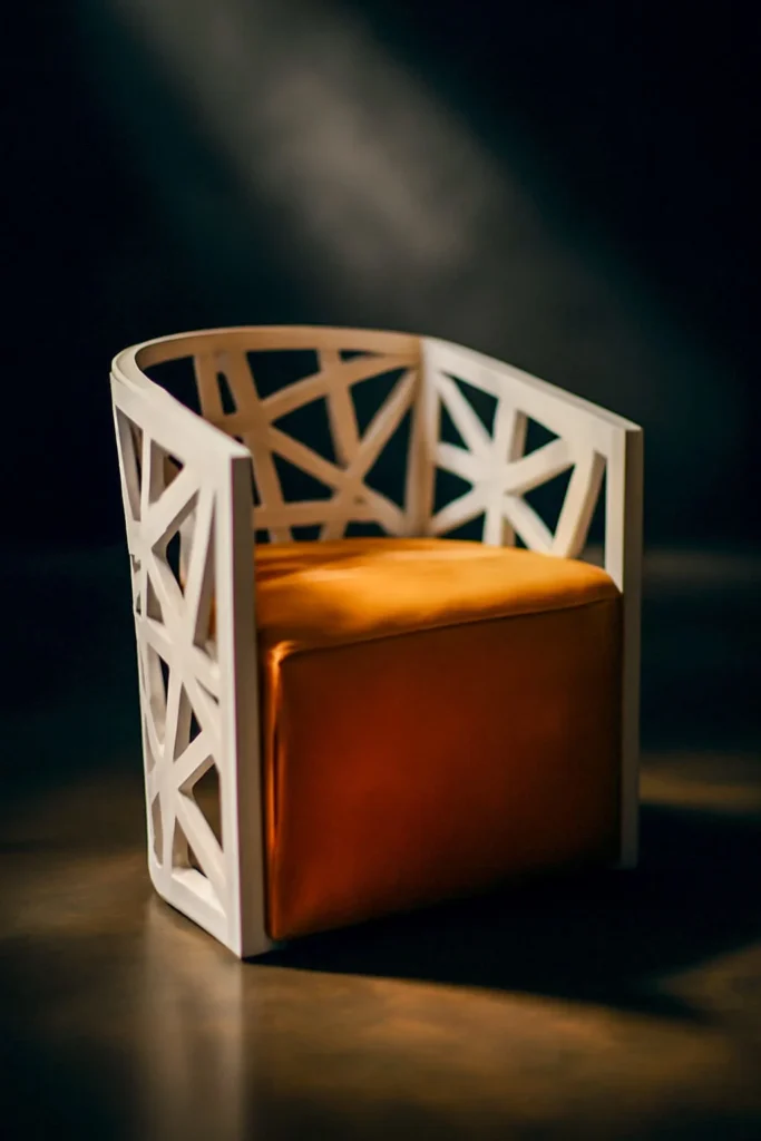 Solid wooden chairs with cushion by Deco Design